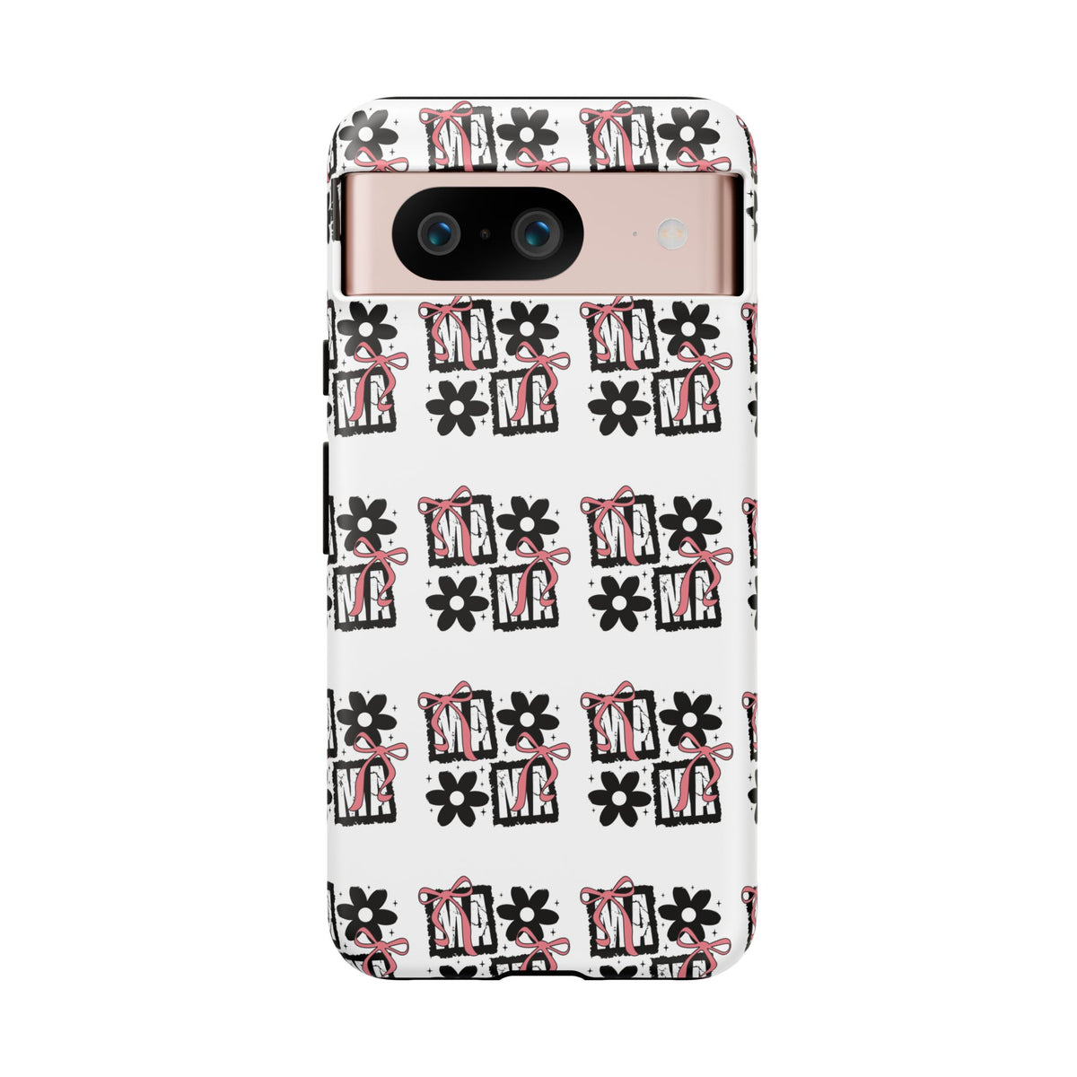 Patterned Tough Phone Case – Floral Gift Box Repeat Design