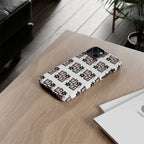 Patterned Tough Phone Case – Floral Gift Box Repeat Design
