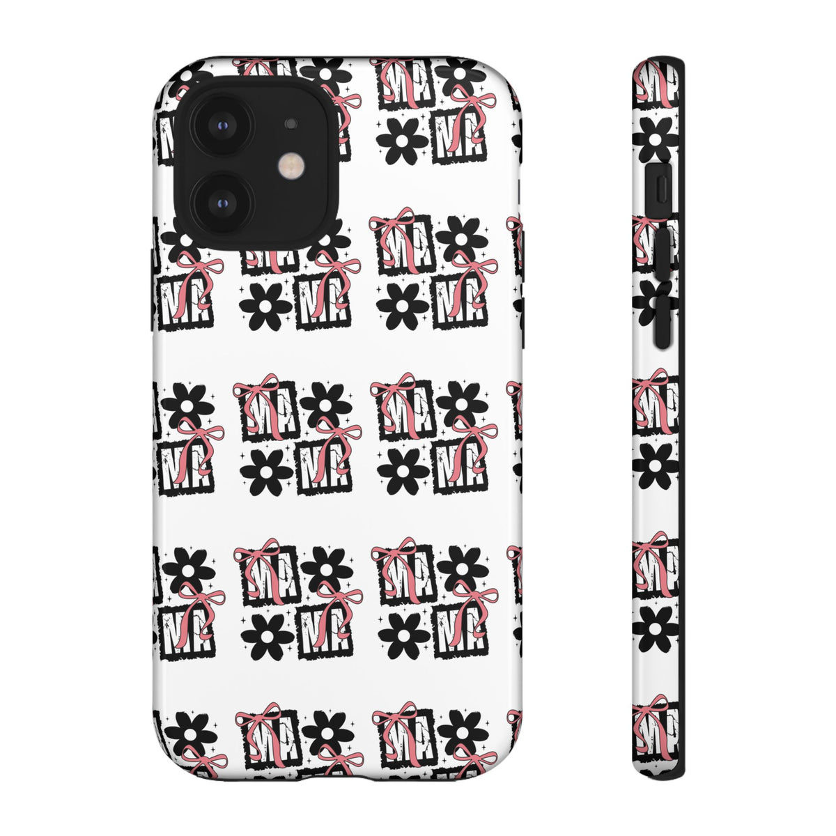 Patterned Tough Phone Case – Floral Gift Box Repeat Design