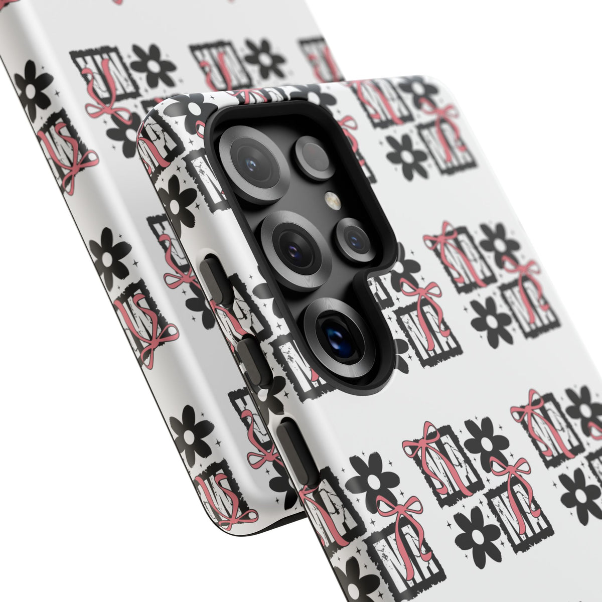 Patterned Tough Phone Case – Floral Gift Box Repeat Design