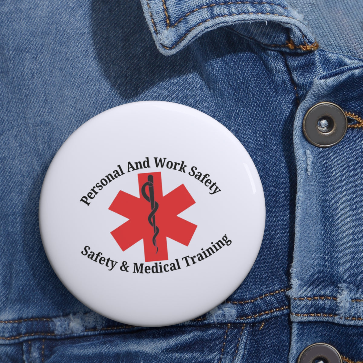 "Personal And Work Safety" Medical Star Badge