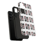 Patterned Tough Phone Case – Floral Gift Box Repeat Design