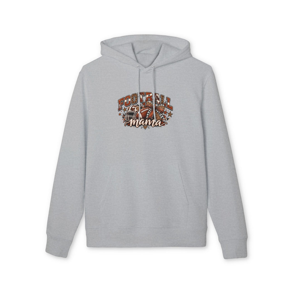 Football Mama Hoodie – Retro Grunge Mom Sweatshirt for Game Day