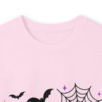 Nurse Halloween Long Sleeve Tee — Cute Spooky Skeleton, Pumpkin & Spiderweb Graphic