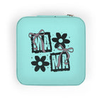 Compact Pink Jewelry Travel Case — Gift Box & Flower Design