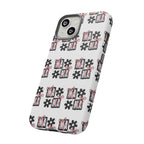 Patterned Tough Phone Case – Floral Gift Box Repeat Design