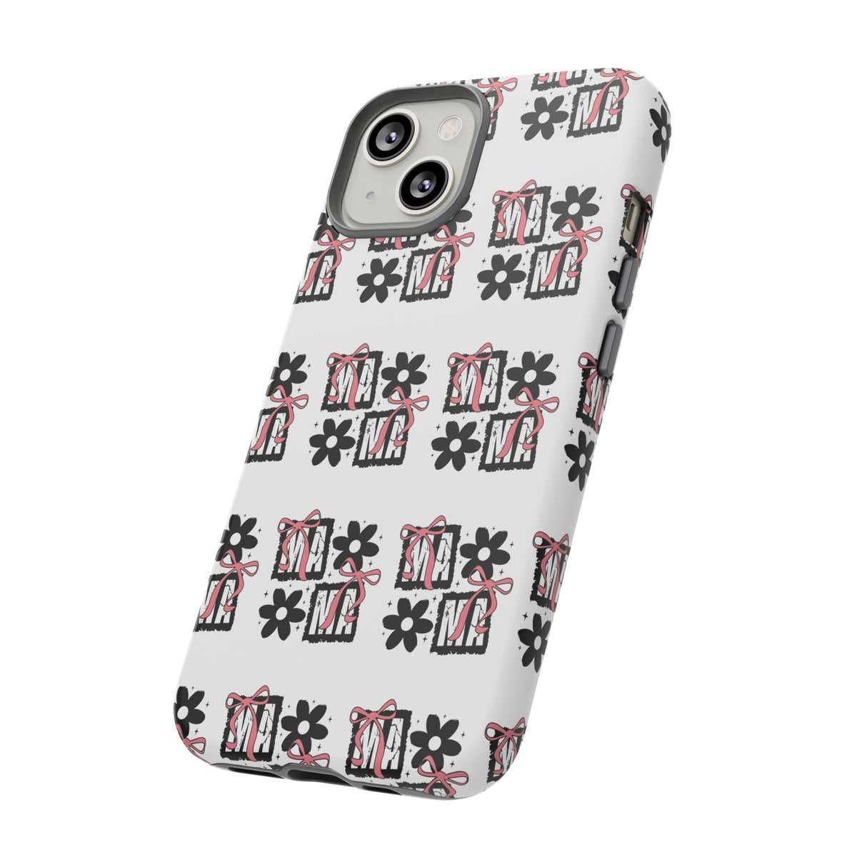 Patterned Tough Phone Case – Floral Gift Box Repeat Design