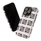Patterned Tough Phone Case – Floral Gift Box Repeat Design