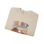 Spooky Season Crewneck Sweatshirt — Ghosts & Pumpkins Halloween Pullover