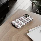 Patterned Tough Phone Case – Floral Gift Box Repeat Design
