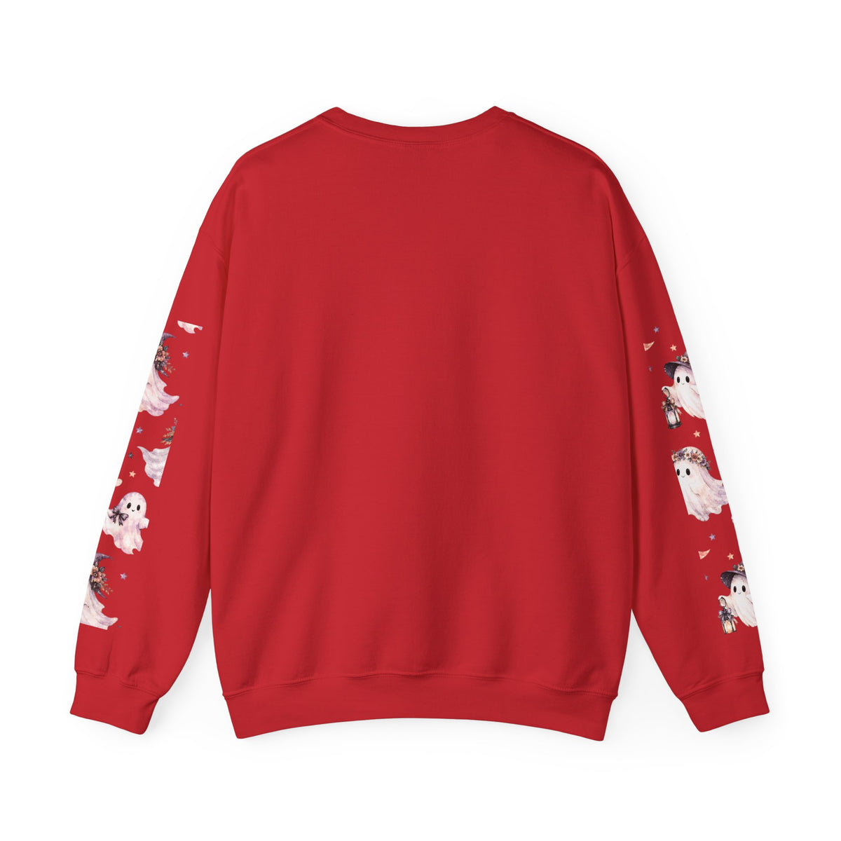 Spooky Season Crewneck Sweatshirt — Ghosts & Pumpkins Halloween Pullover