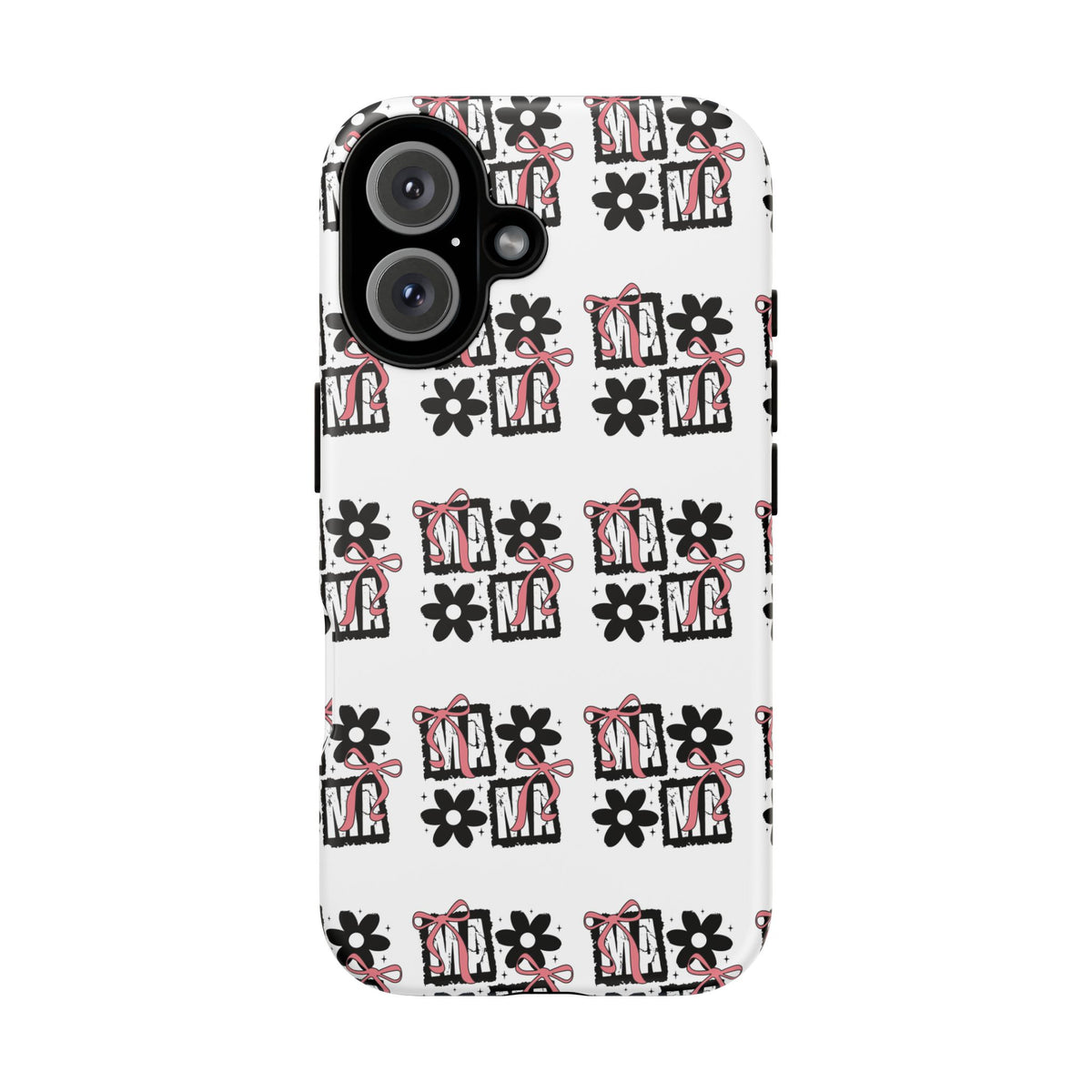 Patterned Tough Phone Case – Floral Gift Box Repeat Design