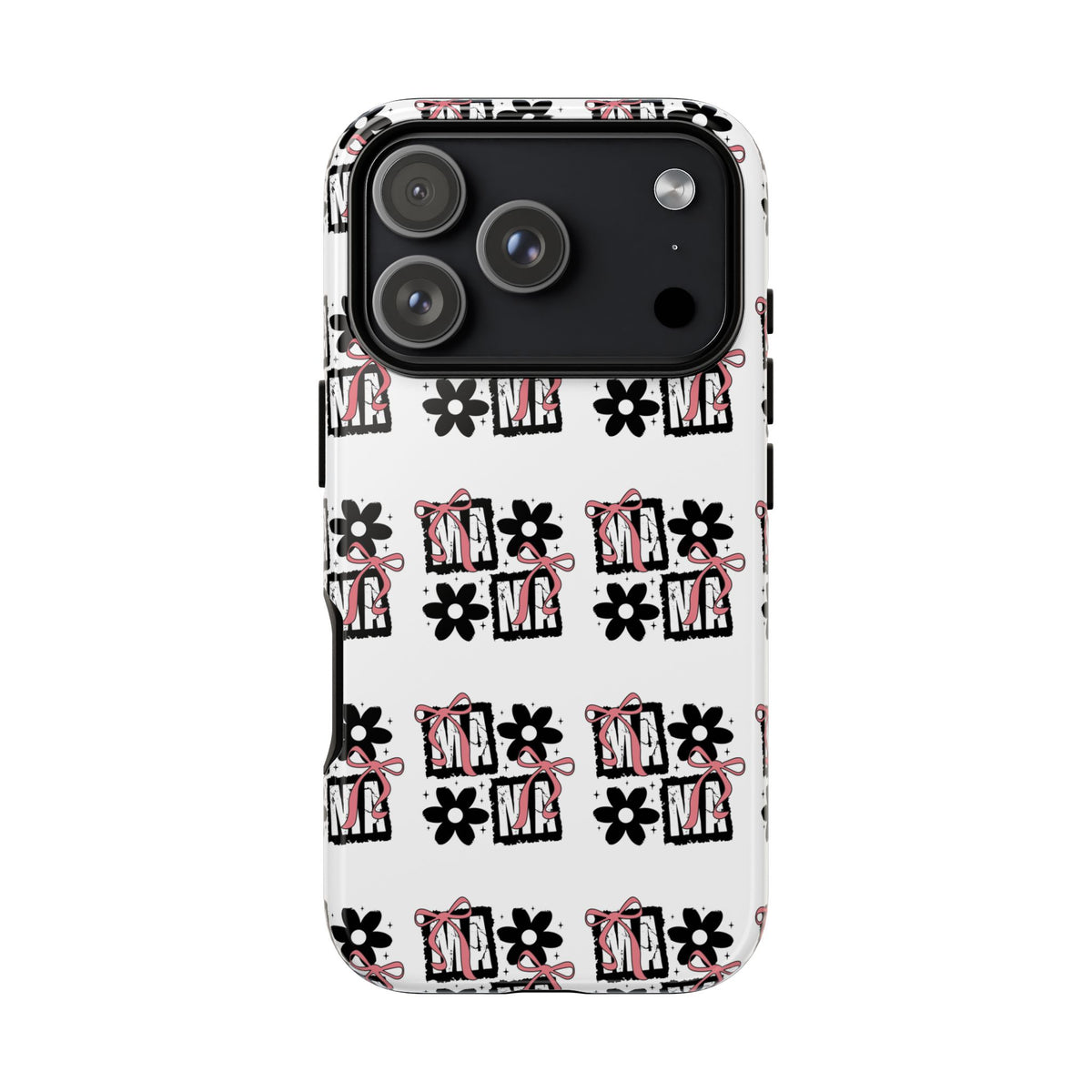 Patterned Tough Phone Case – Floral Gift Box Repeat Design