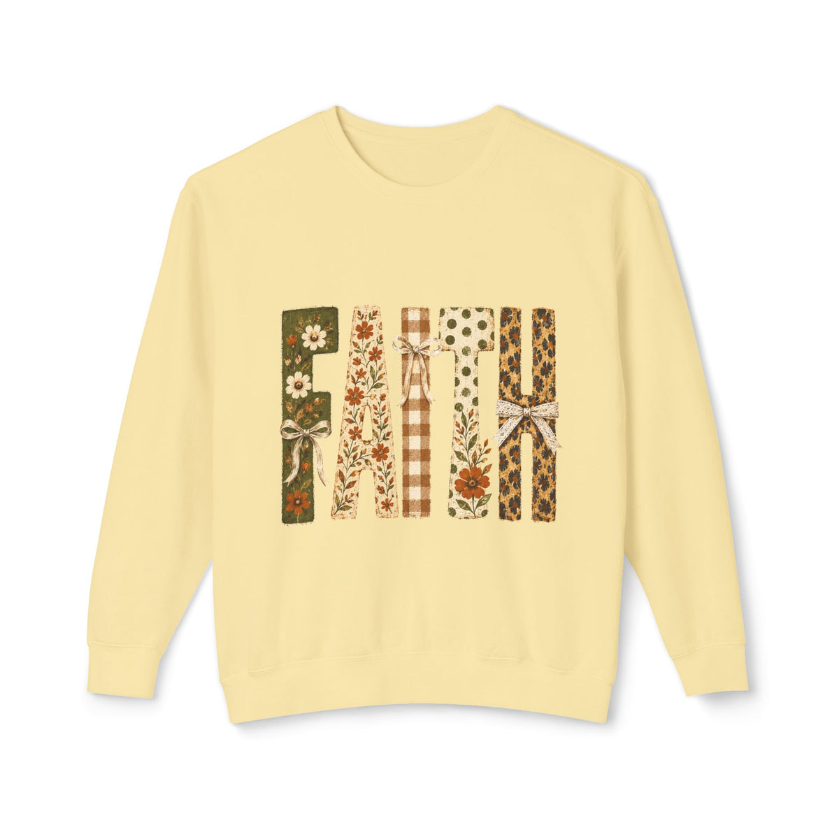 Faith Floral Crewneck Sweatshirt