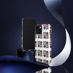 Patterned Tough Phone Case – Floral Gift Box Repeat Design