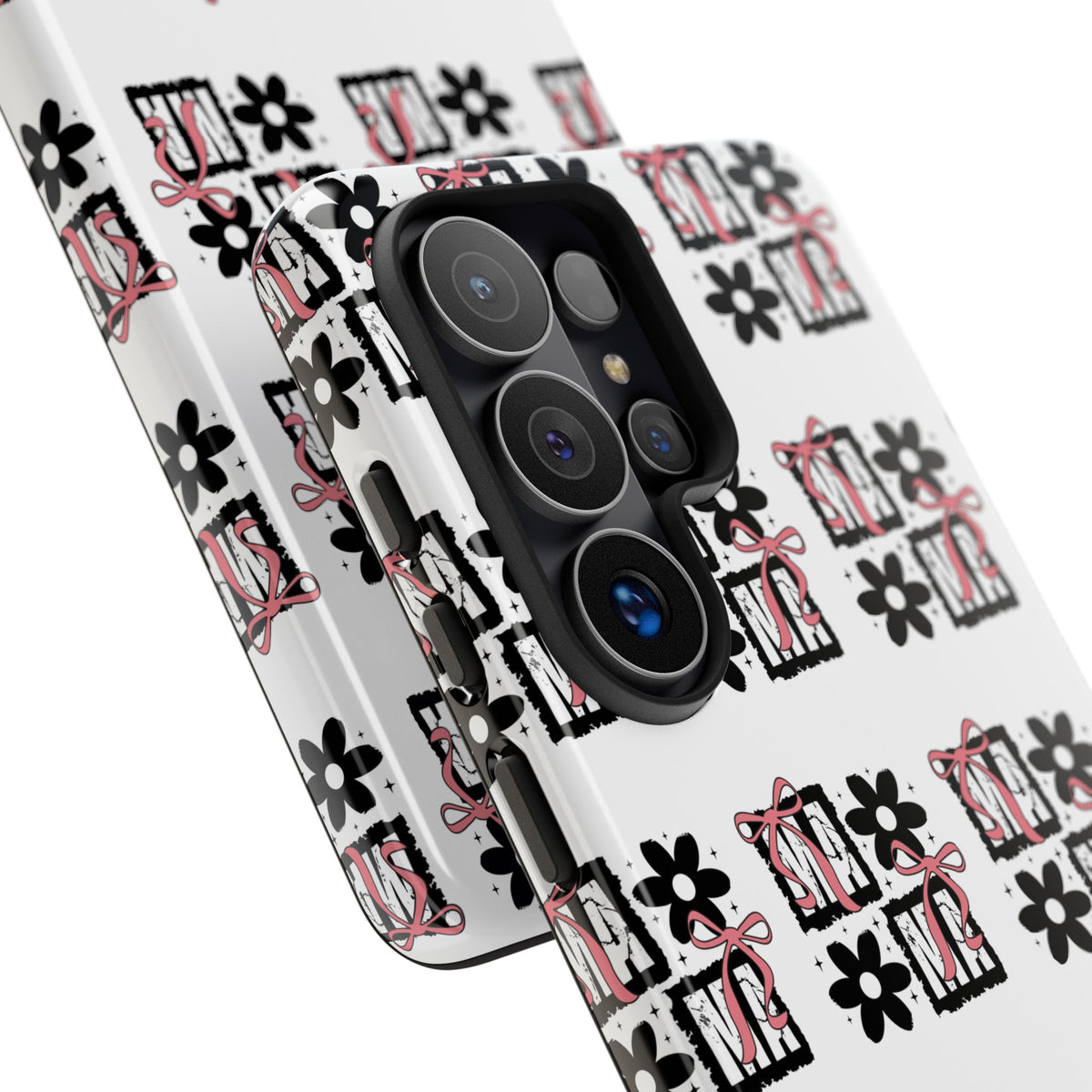 Patterned Tough Phone Case – Floral Gift Box Repeat Design