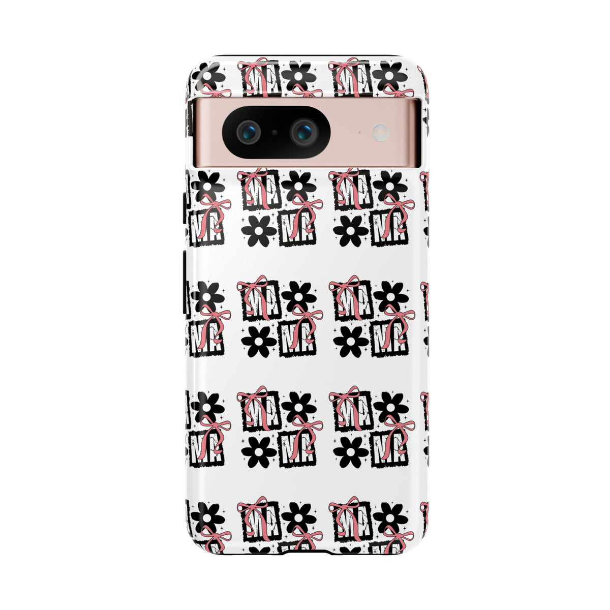 Patterned Tough Phone Case – Floral Gift Box Repeat Design