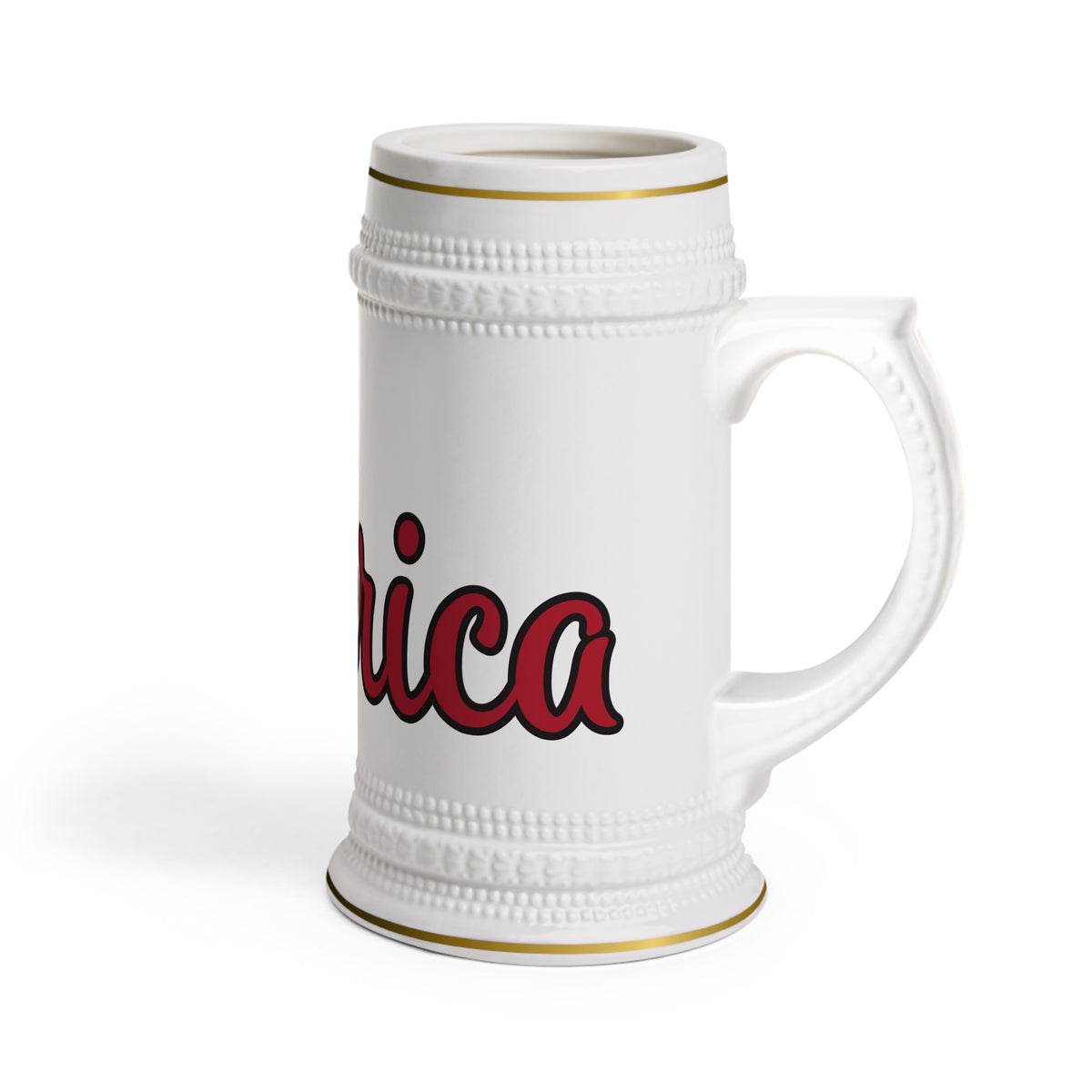 American Peace Sign Beer Stein Mug – Patriotic 4th of July Beer Stein