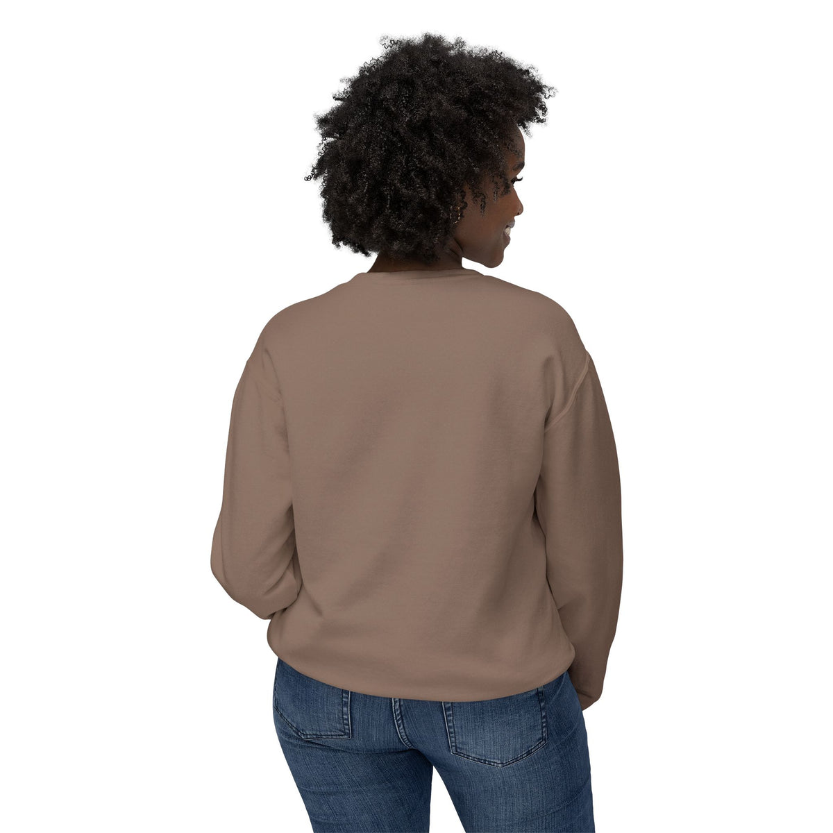 Mama Floral Crewneck Sweatshirt — Pink Bow & Flower Mom Design