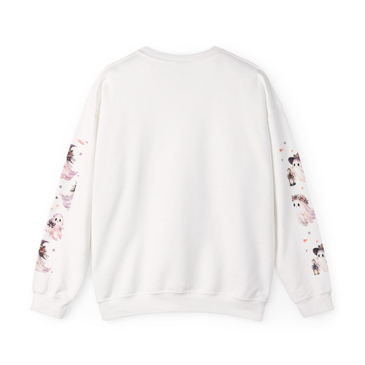 Spooky Season Crewneck Sweatshirt — Ghosts & Pumpkins Halloween Pullover