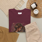 Vintage Woodland Goddess T-Shirt — Woman with Fox Graphic Tee