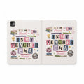 In My Teacher Era Tablet Folio Case — Retro Scrapbook Teacher Gift
