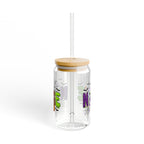 Halloween Nurse 16oz Sipper Glass — Cute Spooky Nurse Design