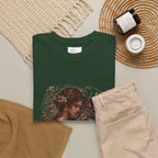 Vintage Woodland Goddess T-Shirt — Woman with Fox Graphic Tee