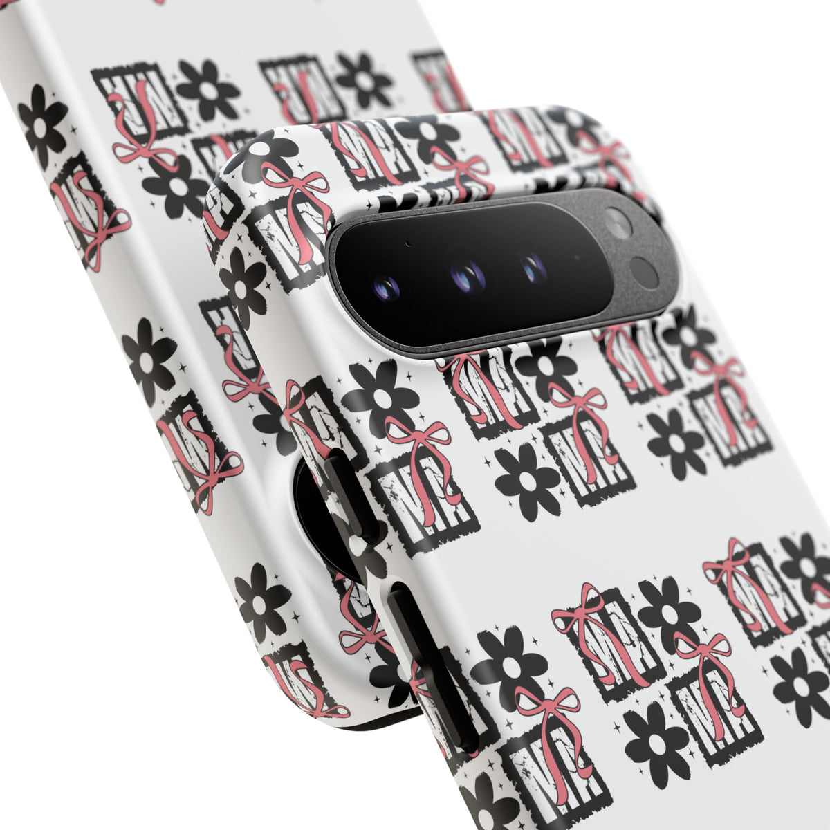 Patterned Tough Phone Case – Floral Gift Box Repeat Design