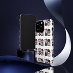Patterned Tough Phone Case – Floral Gift Box Repeat Design