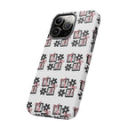 Patterned Tough Phone Case – Floral Gift Box Repeat Design