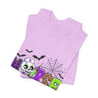 Halloween Nurse T-Shirt — Cute Skeleton, Pumpkin & Spiderweb Nurse Tee