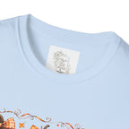 Fall Plaid Pumpkins T-Shirt — Autumn Harvest Graphic Tee