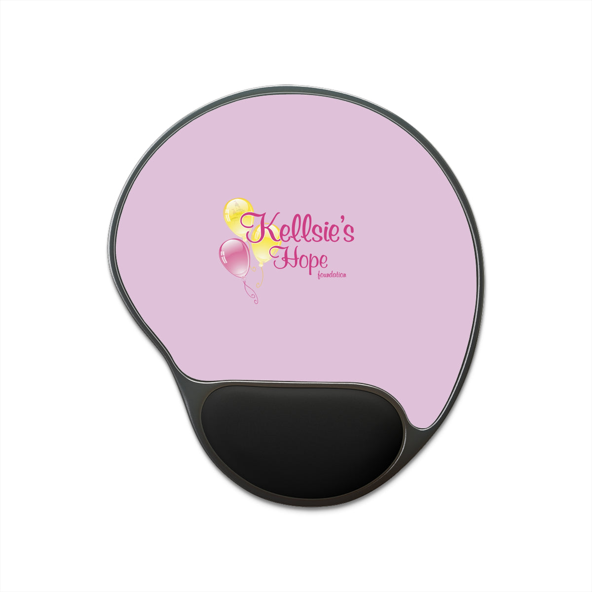 Kellie’s Hope Pink Balloon Mouse Pad with Wrist Rest