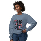 Mama Floral Crewneck Sweatshirt — Pink Bow & Flower Mom Design