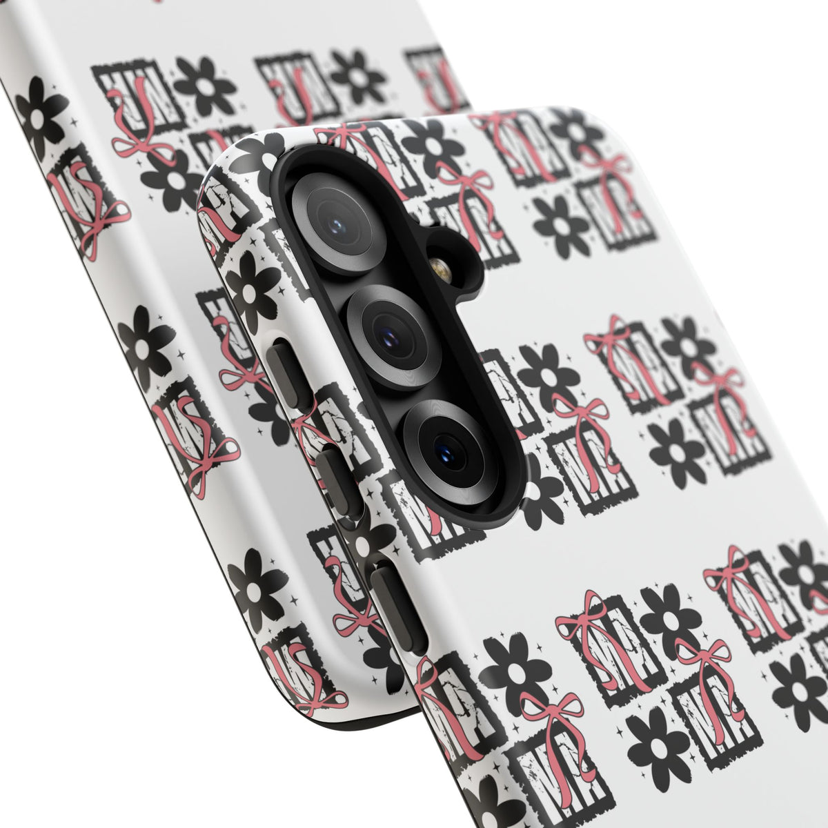 Patterned Tough Phone Case – Floral Gift Box Repeat Design