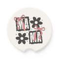 Soapstone Car Coaster — Retro Floral Gift Boxes Design