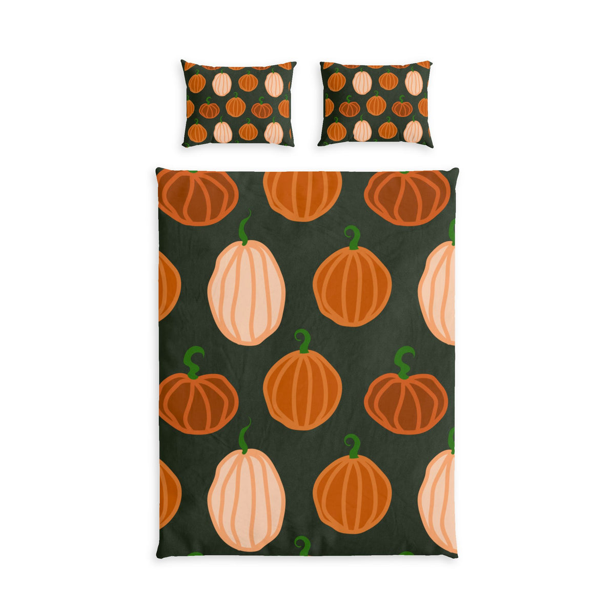 Pumpkin-Cotton Bed Set