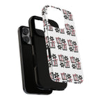 Patterned Tough Phone Case – Floral Gift Box Repeat Design