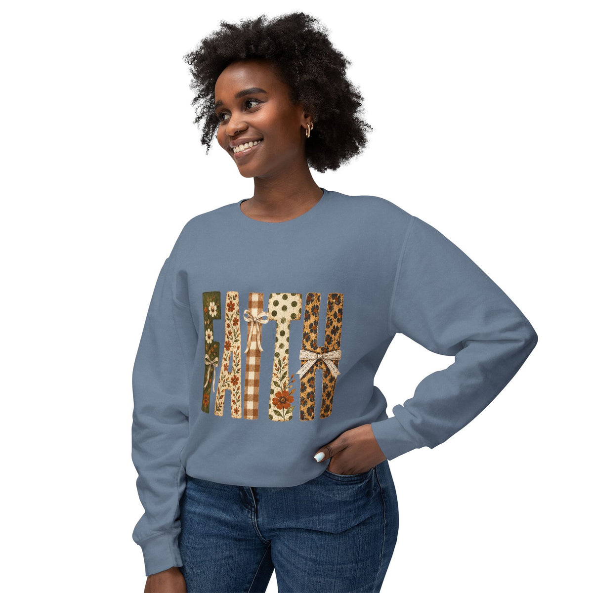 Faith Floral Crewneck Sweatshirt