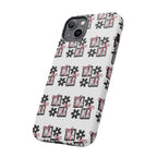 Patterned Tough Phone Case – Floral Gift Box Repeat Design