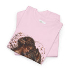 Vintage Woodland Goddess T-Shirt — Woman with Fox Graphic Tee
