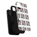 Patterned Tough Phone Case – Floral Gift Box Repeat Design