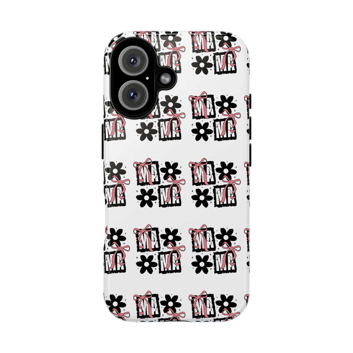 Patterned Tough Phone Case – Floral Gift Box Repeat Design