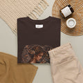 Vintage Woodland Goddess T-Shirt — Woman with Fox Graphic Tee