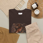 Vintage Woodland Goddess T-Shirt — Woman with Fox Graphic Tee