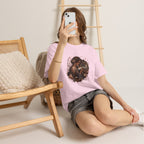 Vintage Woodland Goddess T-Shirt — Woman with Fox Graphic Tee