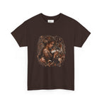 Vintage Woodland Goddess T-Shirt — Woman with Fox Graphic Tee