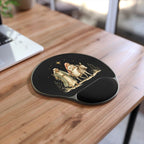 Nativity Holy Family Mouse Pad with Wrist Rest — Christmas Desk Pad