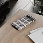 Patterned Tough Phone Case – Floral Gift Box Repeat Design